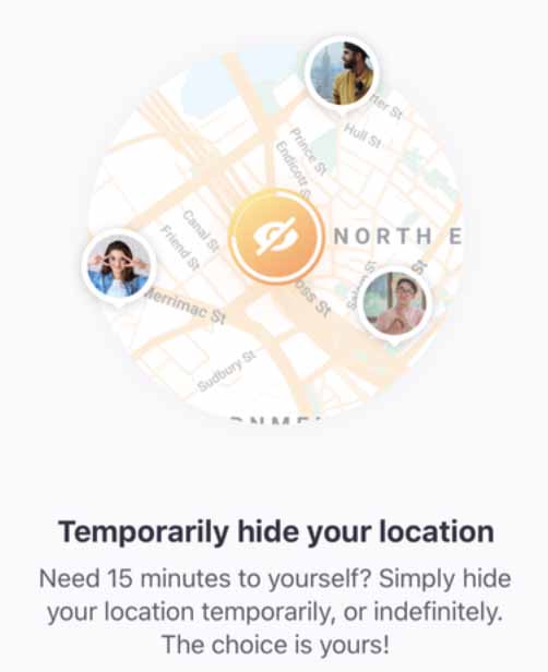 SnSpy will locate the target user via Snapchat.